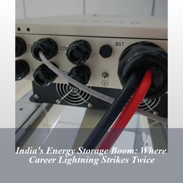 India's Energy Storage Boom: Where Career Lightning Strikes Twice